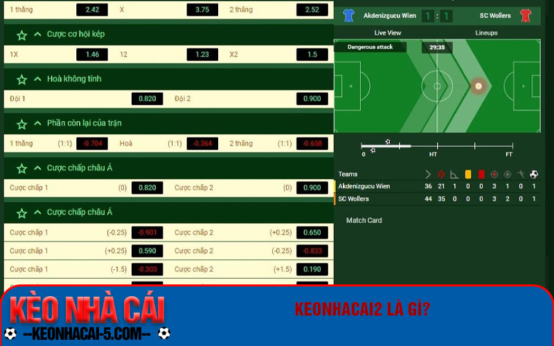 Keonhacai2 | Link Vào Kèo Nhà Cái 2 Trực Tuyến Chuẩn Nhất 1 Keonhacai2 là gì?